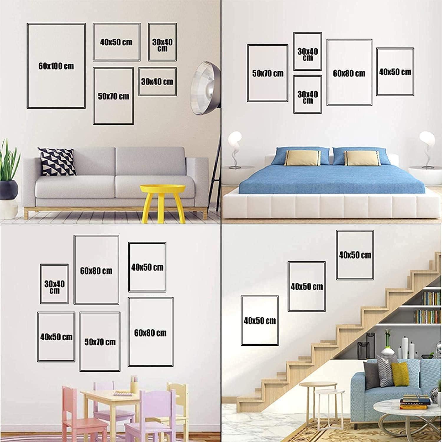 Abstrakte Wandbilder Leinwand Grau Golden Fluid Art Marmor - 3er Set