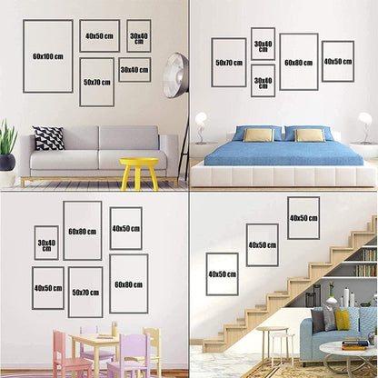 Abstrakte Wandbilder Leinwand Grau Golden Fluid Art Marmor - 3er Set