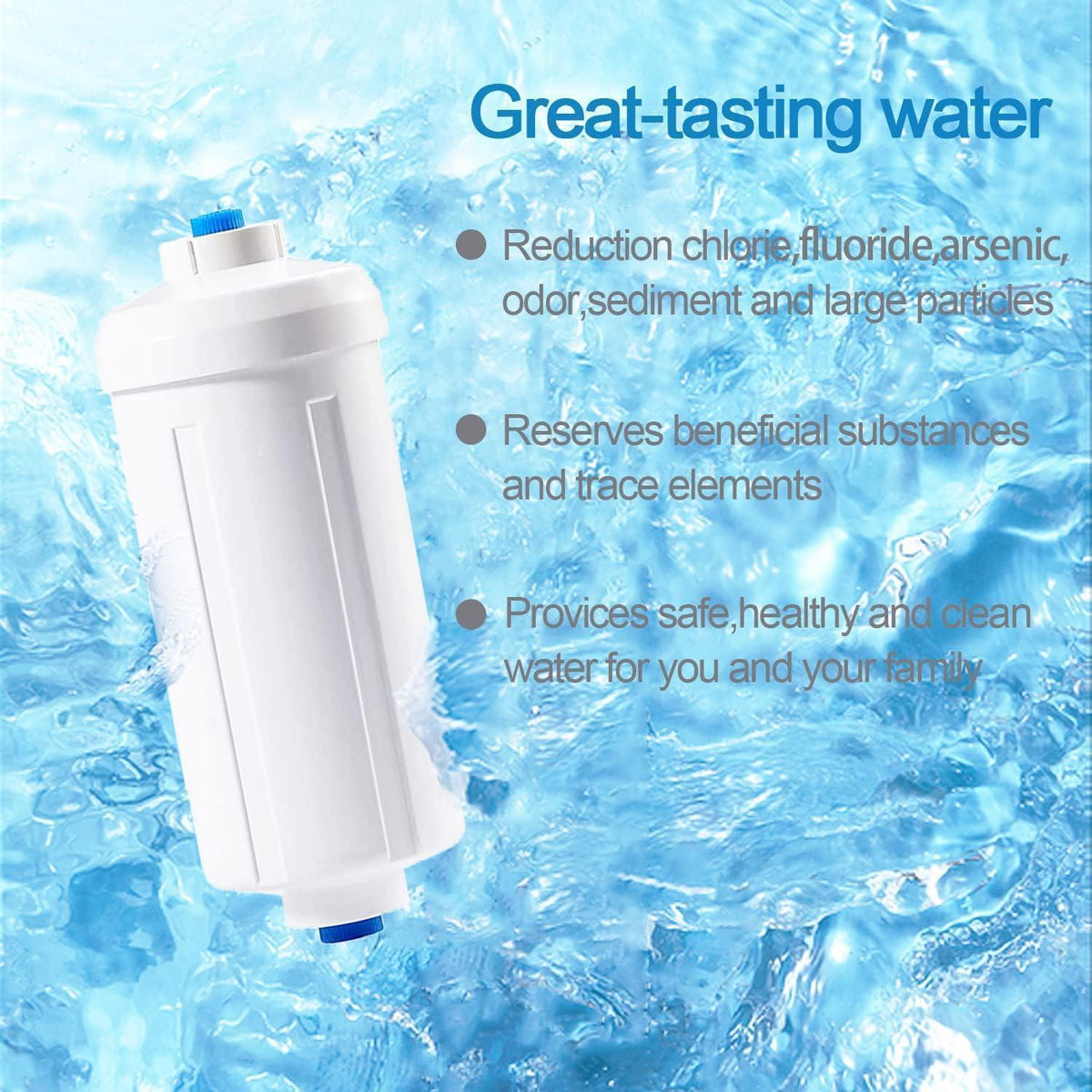 Fluorid-Arsen Wasserfilter 4er-Set für Schwerkraftsysteme