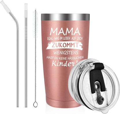 Thermobecher Kaffee to go 600ml Camping Becher 20oz Isolierbecher