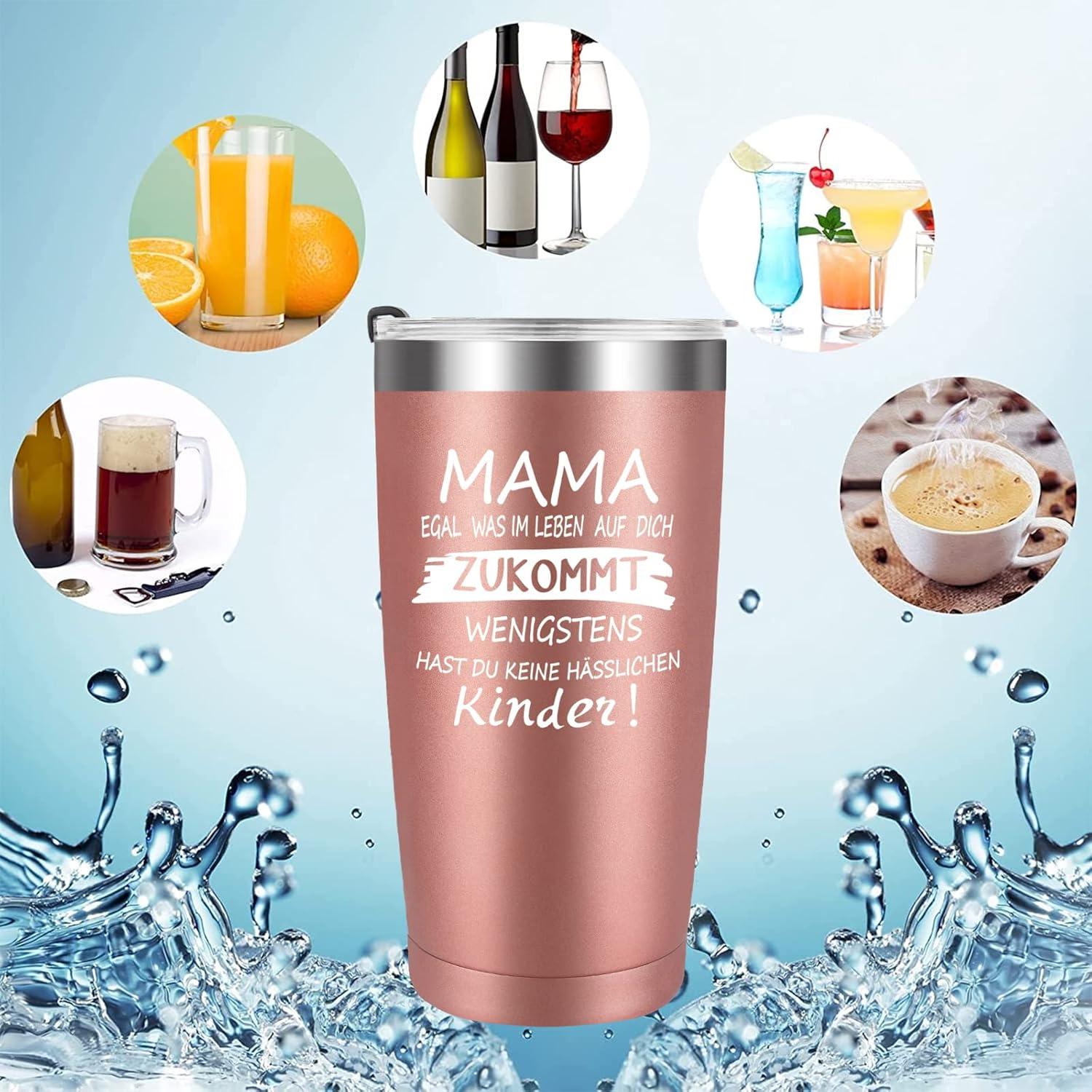 Livole Mama Geschenk - Thermobecher Kaffee to go 600ml - Muttertag Weihnachtsgeschenke