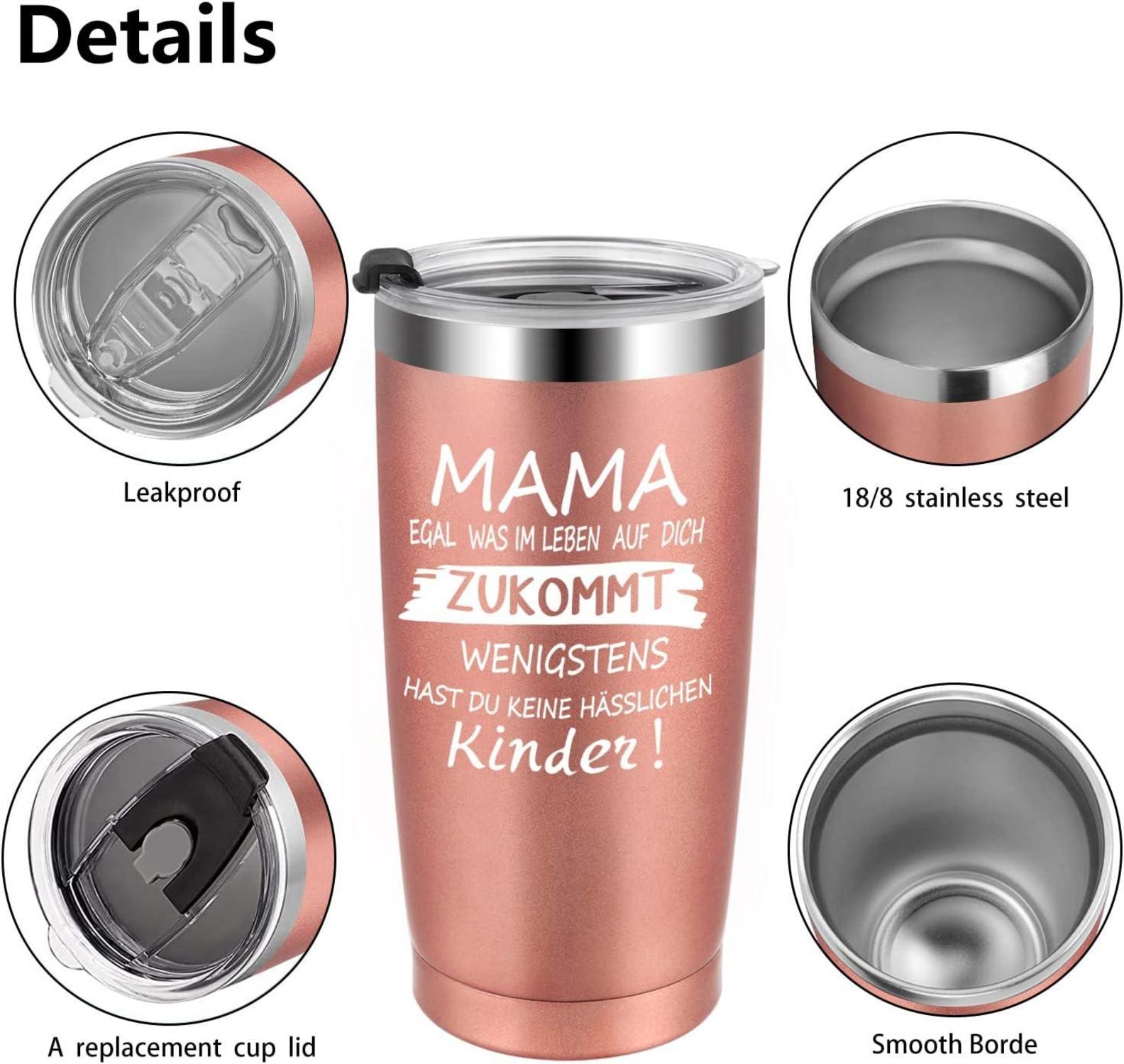 Mama Geschenk Muttertag, Weihnachtsgeschenke Mütter Thermobecher