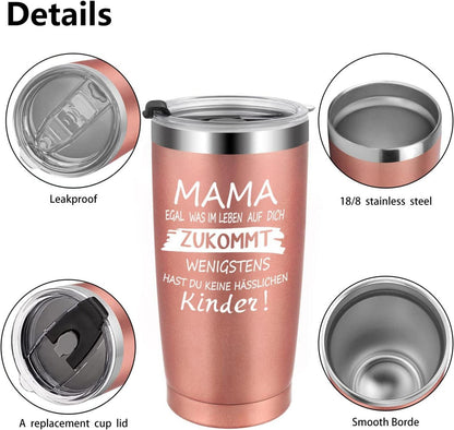 Mama Geschenk Muttertag, Weihnachtsgeschenke Mütter Thermobecher