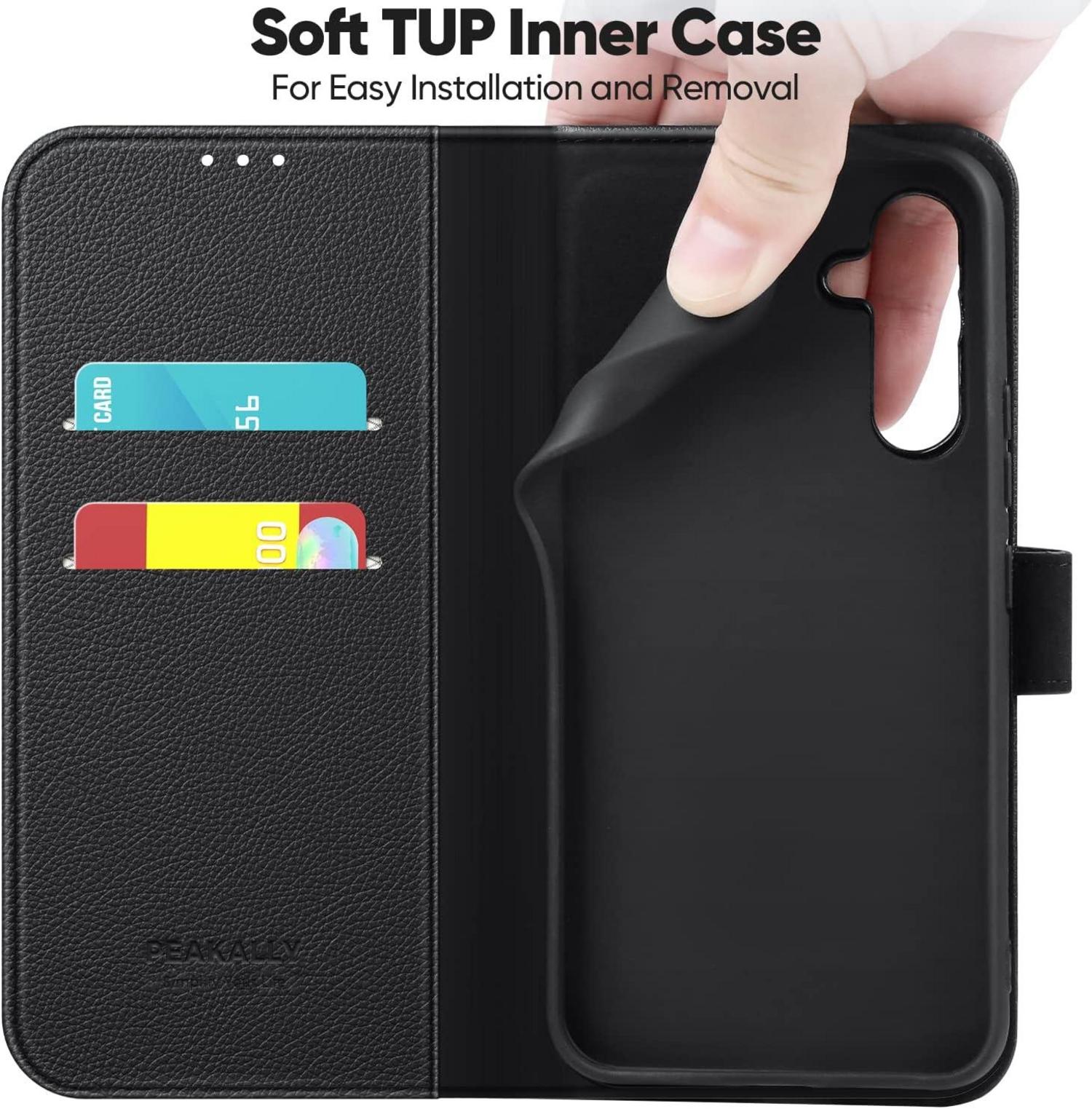 Handyhülle Samsung Galaxy A14 4G 5G PU Leder RFID-Kartenfach