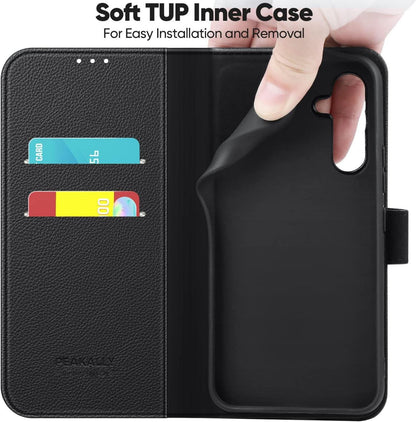 Handyhülle Samsung Galaxy A14 4G 5G PU Leder RFID-Kartenfach