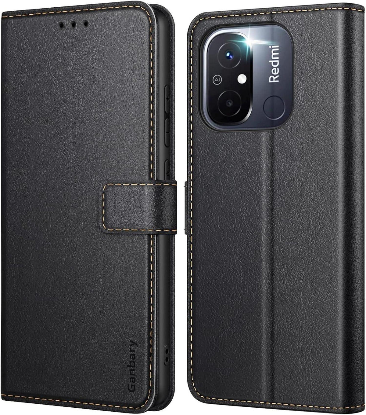 Leder Handyhülle mit Kartenschlitzen und Standfunktion für Xiaomi