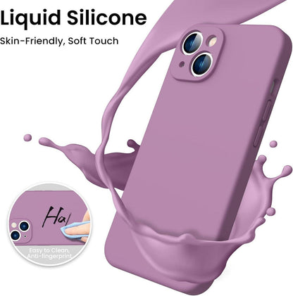 iPhone 14 Hülle Liquid Silicone Case 360° stoßfeste Handyhülle