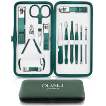 Professionelles Maniküre Pediküre Set mit PU-Box und Etui