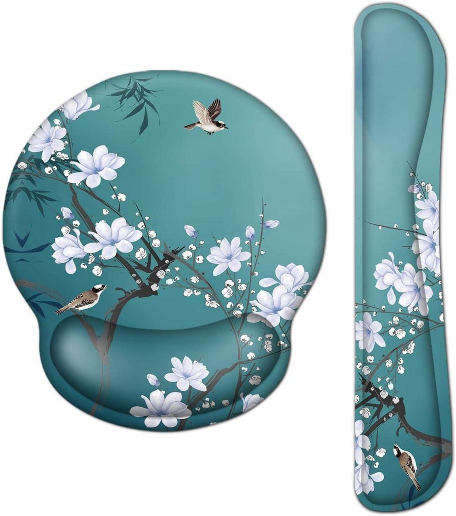 Ergonomisches Mauspad mit Gelkissen und Handauflage