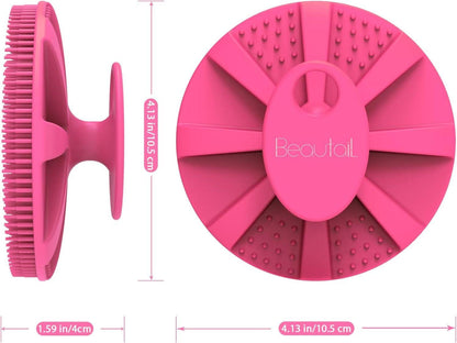 Silikon Körperbürste Duschbürste Sanftes Peeling Bürste Badebürste - Rose