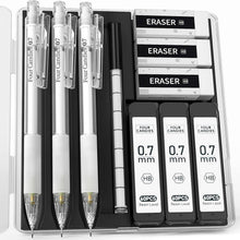 Pastell Druckbleistift Set mit Etui und Zubehör 0,7mm HB