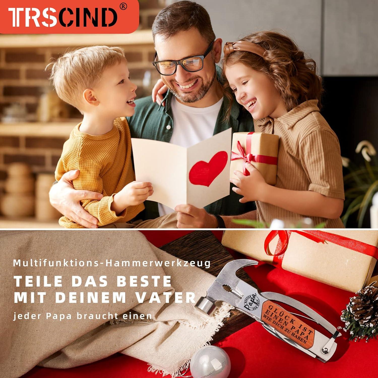 Multitool Hammer 14-in-1 Werkzeug Vatertagsgeschenk für Papa