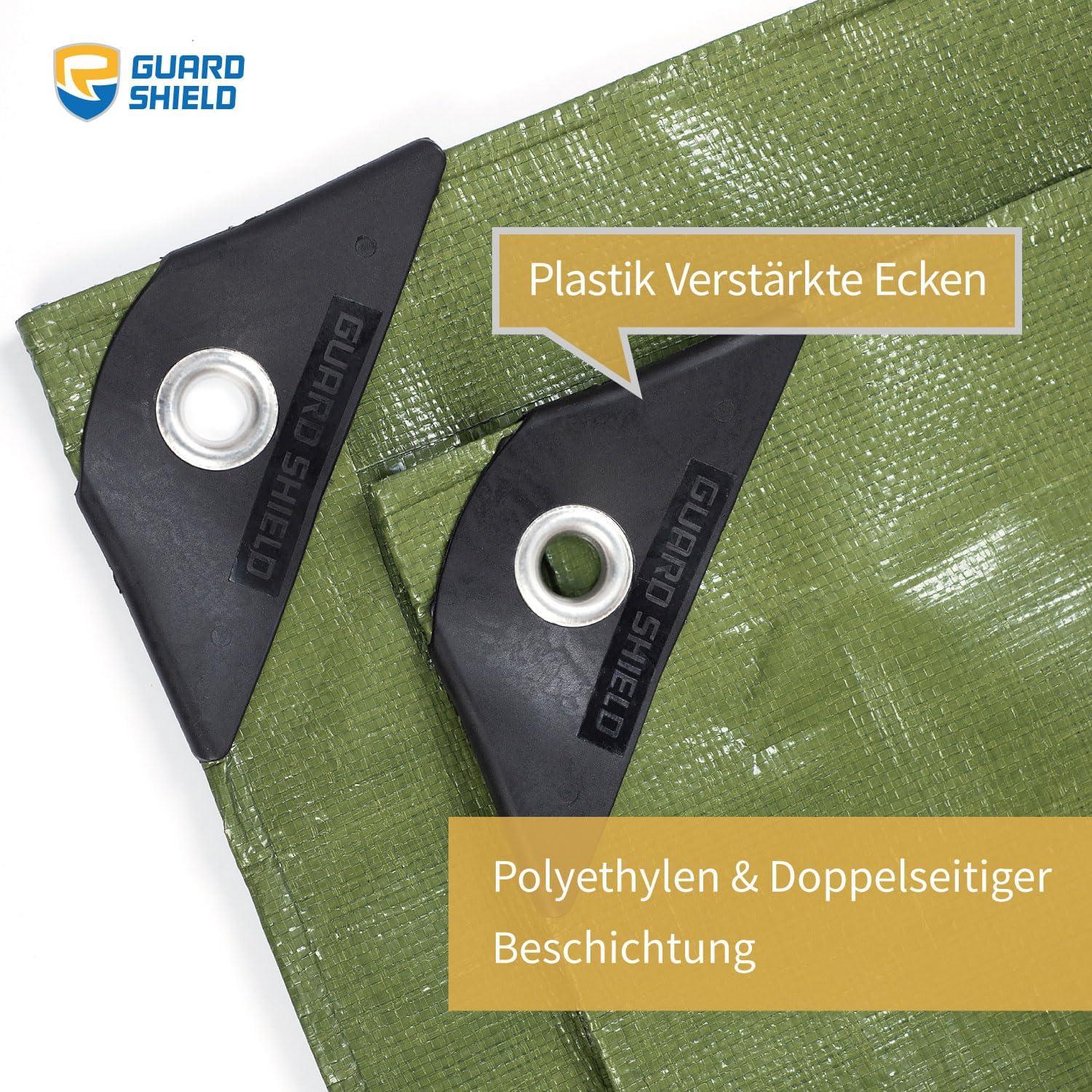 GUARD SHIELD Abdeckplane 4m x 6m Grün Wasserdicht