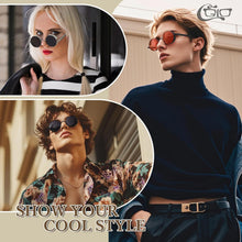 CGID Retro Runde Polarisierte Sonnenbrille UV400
