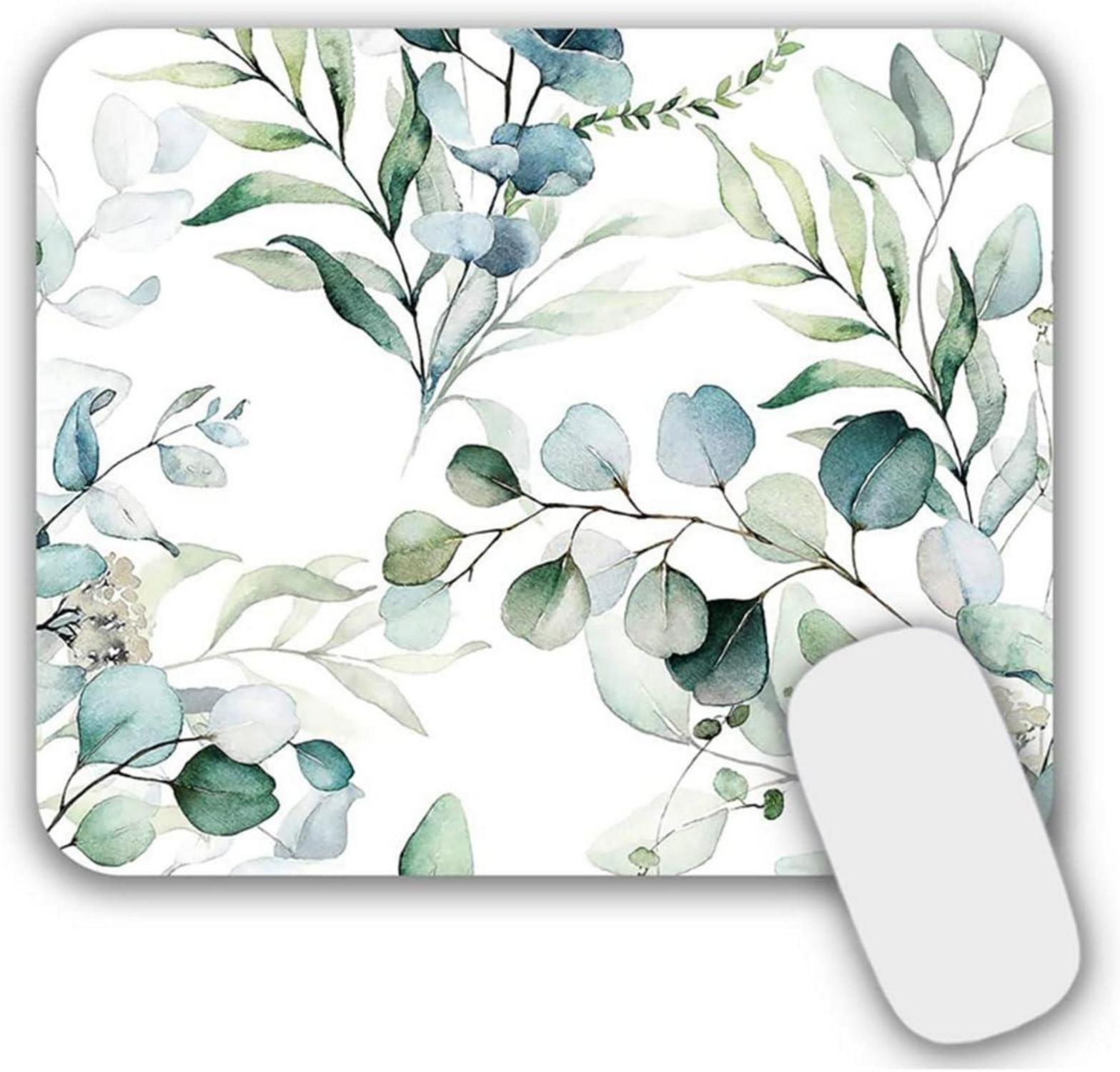 Mauspad Klein Motiv Design Mousepad 24x20cm Eukalyptus