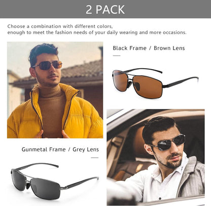 Polarisierte Sonnenbrille Herren | Ultraleicht | UV400 Schutz