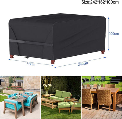 Gartenmöbel Abdeckung Wasserdicht 242x162x100cm Oxford Gewebe