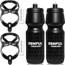 Fahrrad Getränkehalter mit 750ml Trinkflasche BPA-frei 4er Set