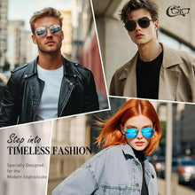 CGID Herren Pilotenbrille Polarisiert UV400 Ultraleichte