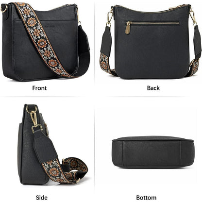 BOSTANTEN Damen Handtasche leder mittelgroß Schultertasche