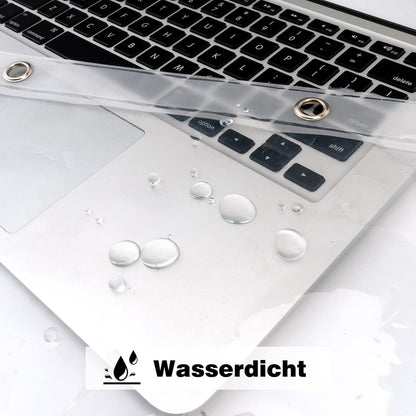 Transparenter Duschvorhang mit Magneten 180x200, Antischimmel und
