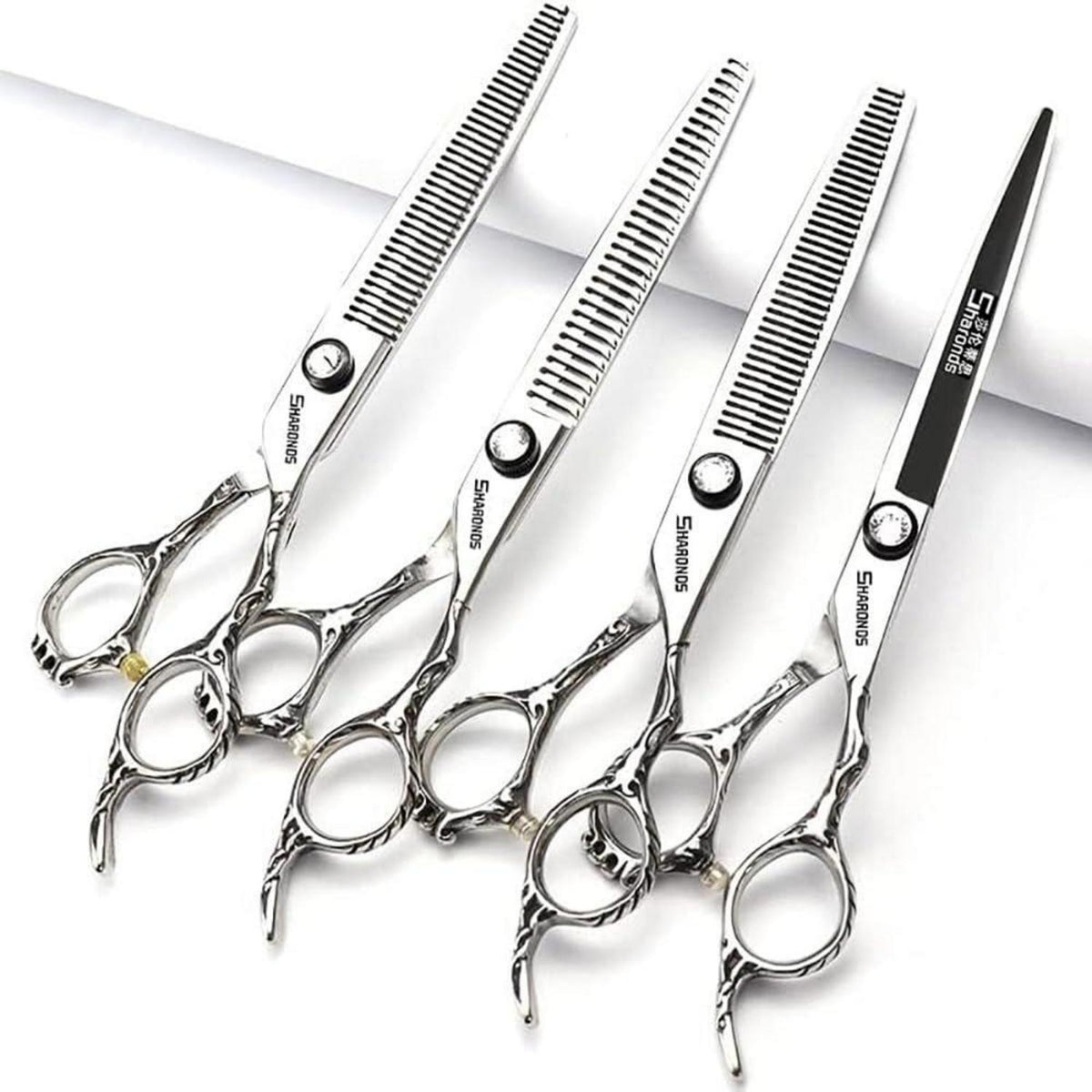 7 Zoll Friseurschere 440C Stahl Set – Professionelle Haarschneideschere