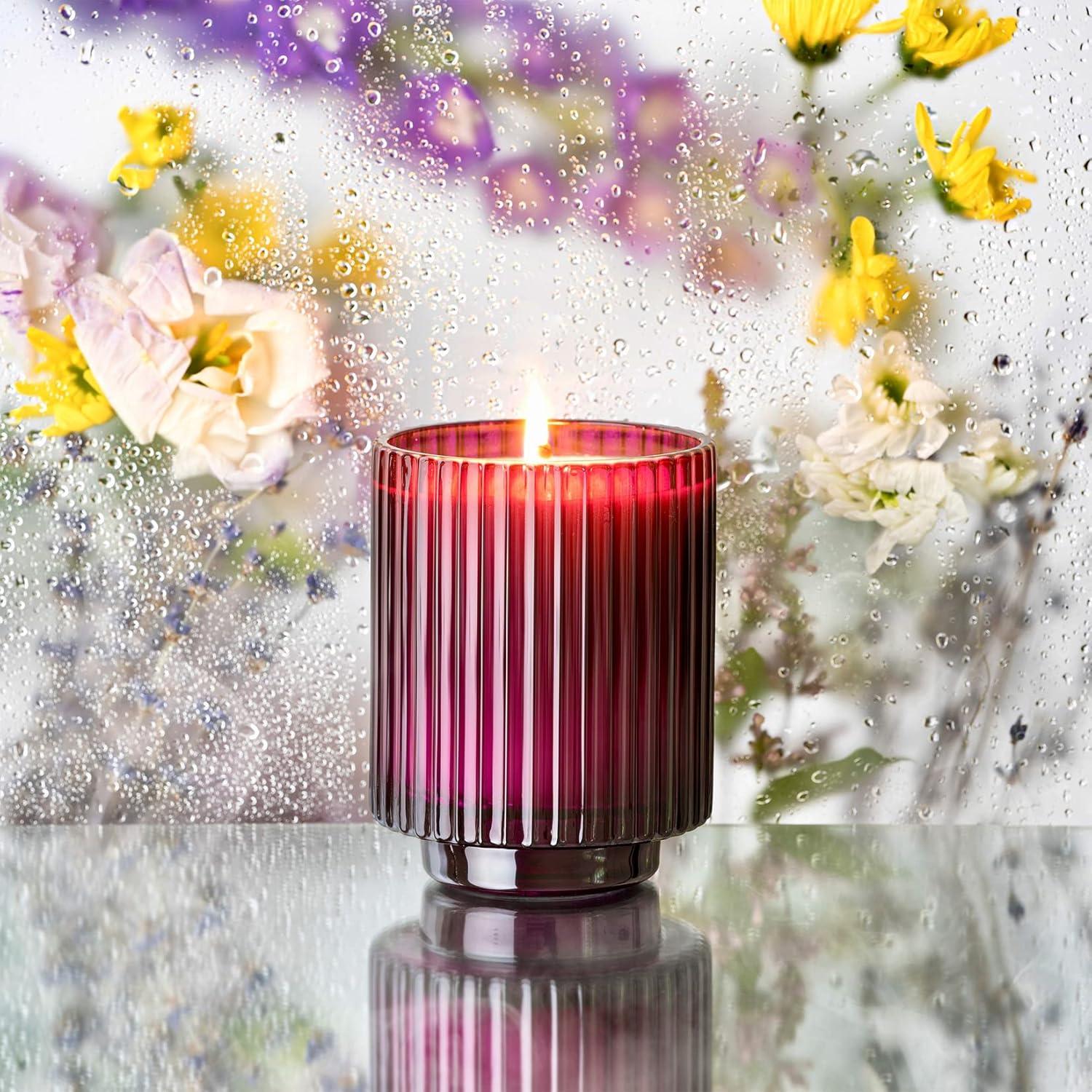 Lavendelkerze 350g Luxus-Kerzenglas Aromatherapie Entspannung 80h