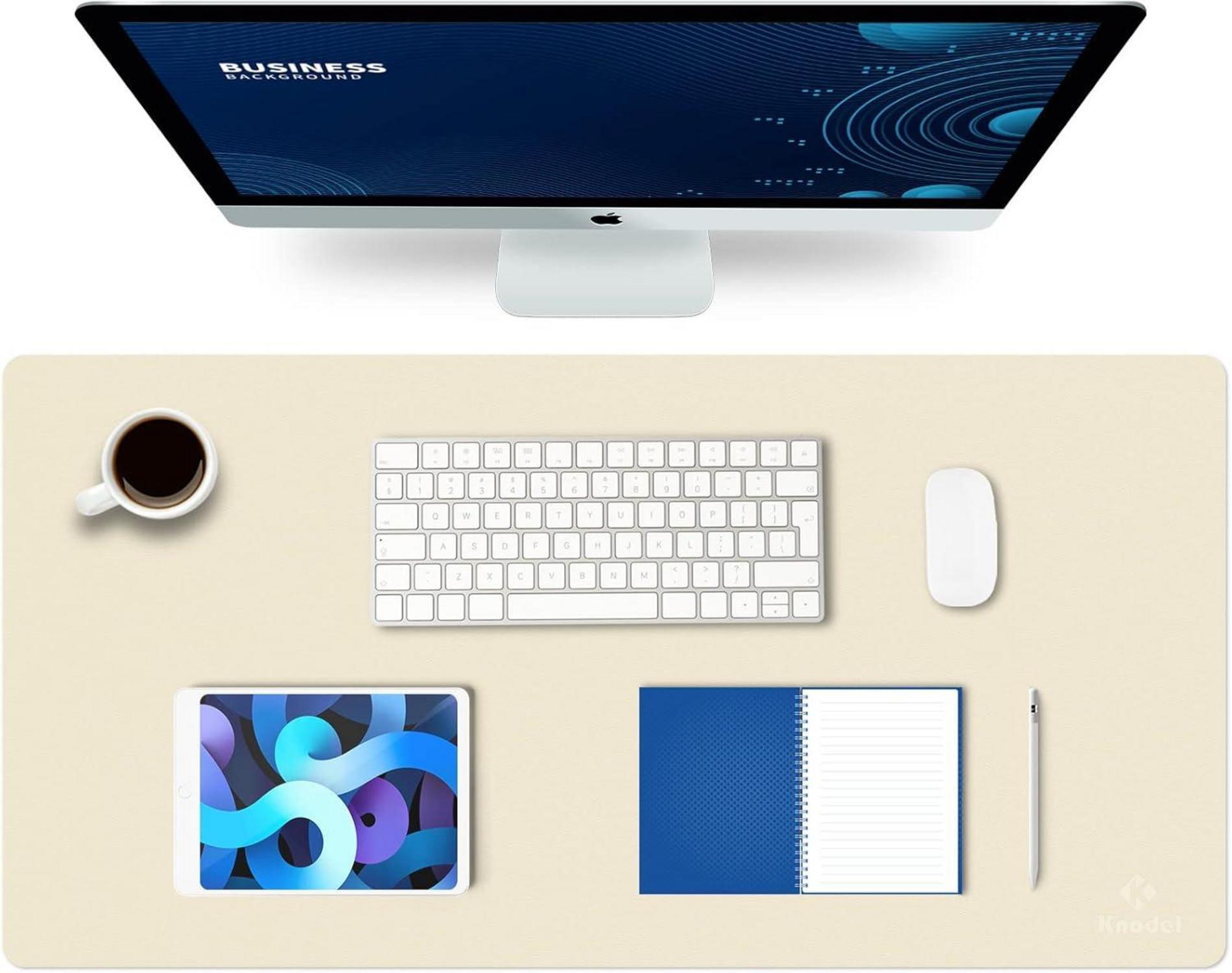 Tischunterlage Schreibtisch Laptop 80x40cm PVC wasserdicht