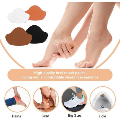 Sneaker Fersen Reparatur Patches, 8 Paar, Schwarz, Weiß, Kaffee, Dunkelgelb