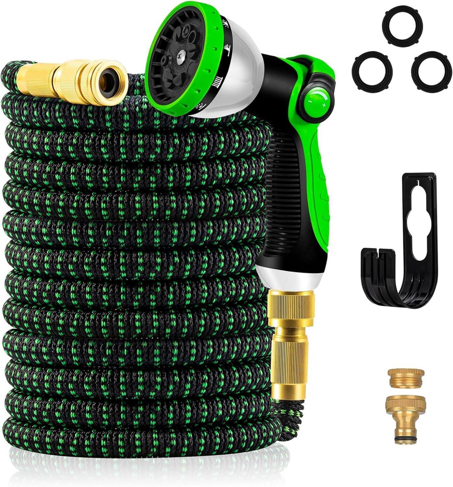Flexibler Gartenschlauch 45,5m 3-lagiger Latex knickfrei