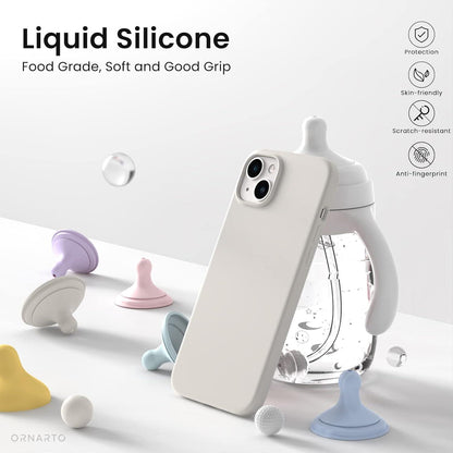 Silikonhülle für iPhone 14 6,1 Zoll Flüssig Silikon Schutz