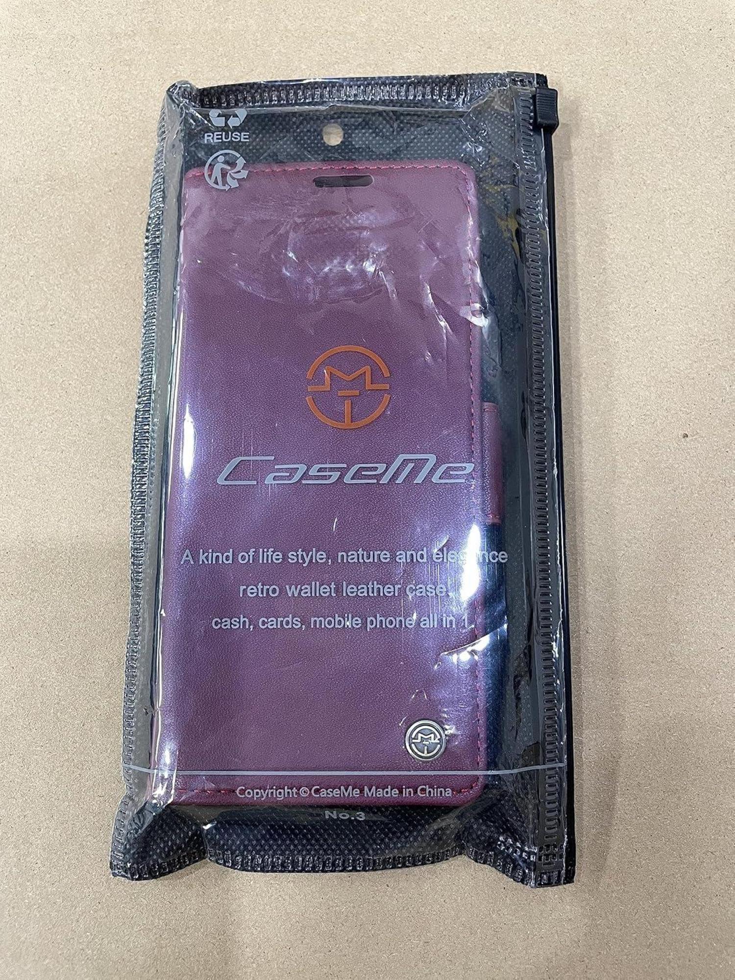 Handyhülle Samsung Galaxy S23 5G Flip Case Premium Leder Rot 6,1 Zoll