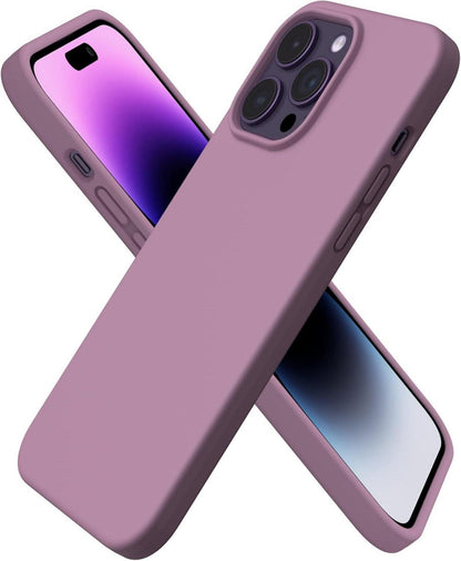 iPhone 14 Pro Max Silikonhülle Flüssig Lila 6,7 Zoll 2022 Schutz