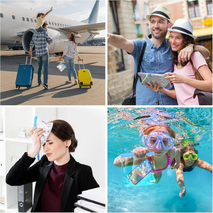 Transparente TSA-zugelassene 1L Flugzeug Kulturbeutel