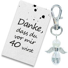 Schlüsselanhänger Schutzengel 40. Geburtstag Geschenk Frauen
