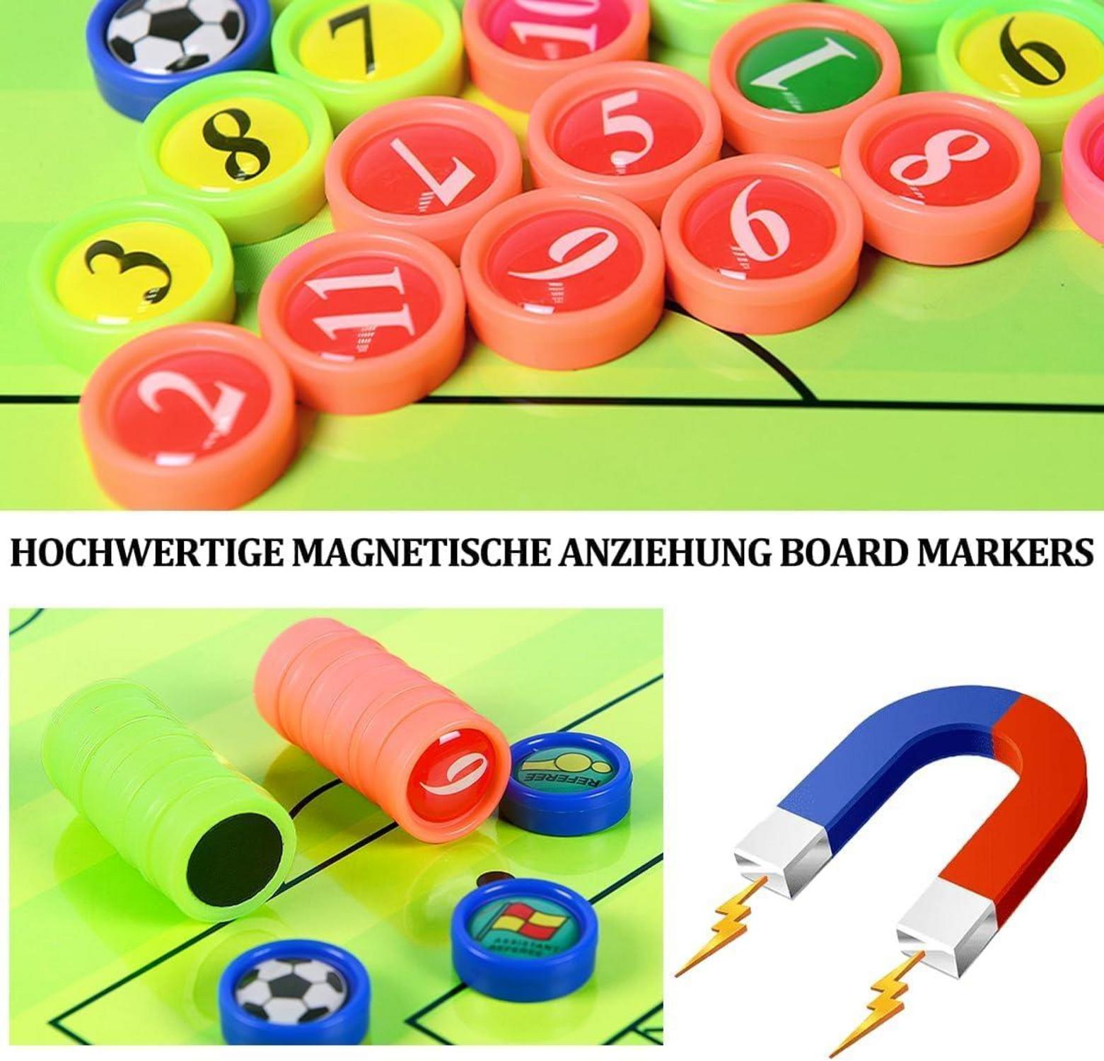 Fußball Taktiktafel Trainermappe Magnete Timer Pfeifen