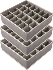 Aufbewahrungsboxen für Socken und Unterwäsche, 24 Zellen Organizer