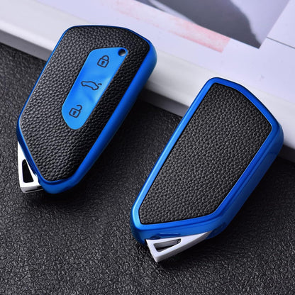 Schlüsselhülle TPU Silikon für VW Golf 8, ID3, ID4, Seat Leon, Skoda Octavia