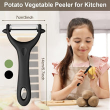 2er Set Edelstahl Universalschäler Kartoffelschäler