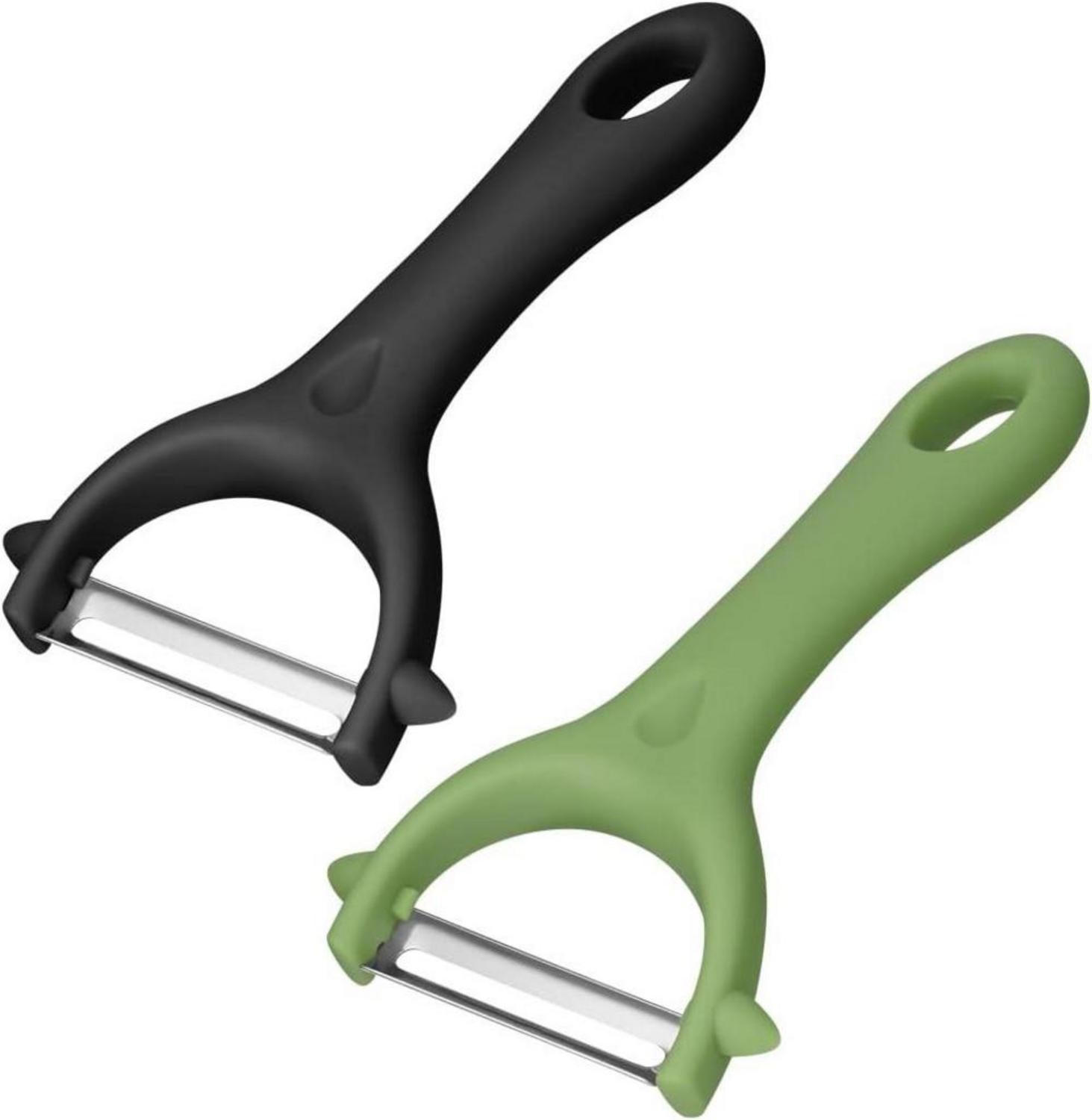 AUAUY 2PCS Universalschäler Edelstahl Set Gemüseschäler Karotten Gemüse