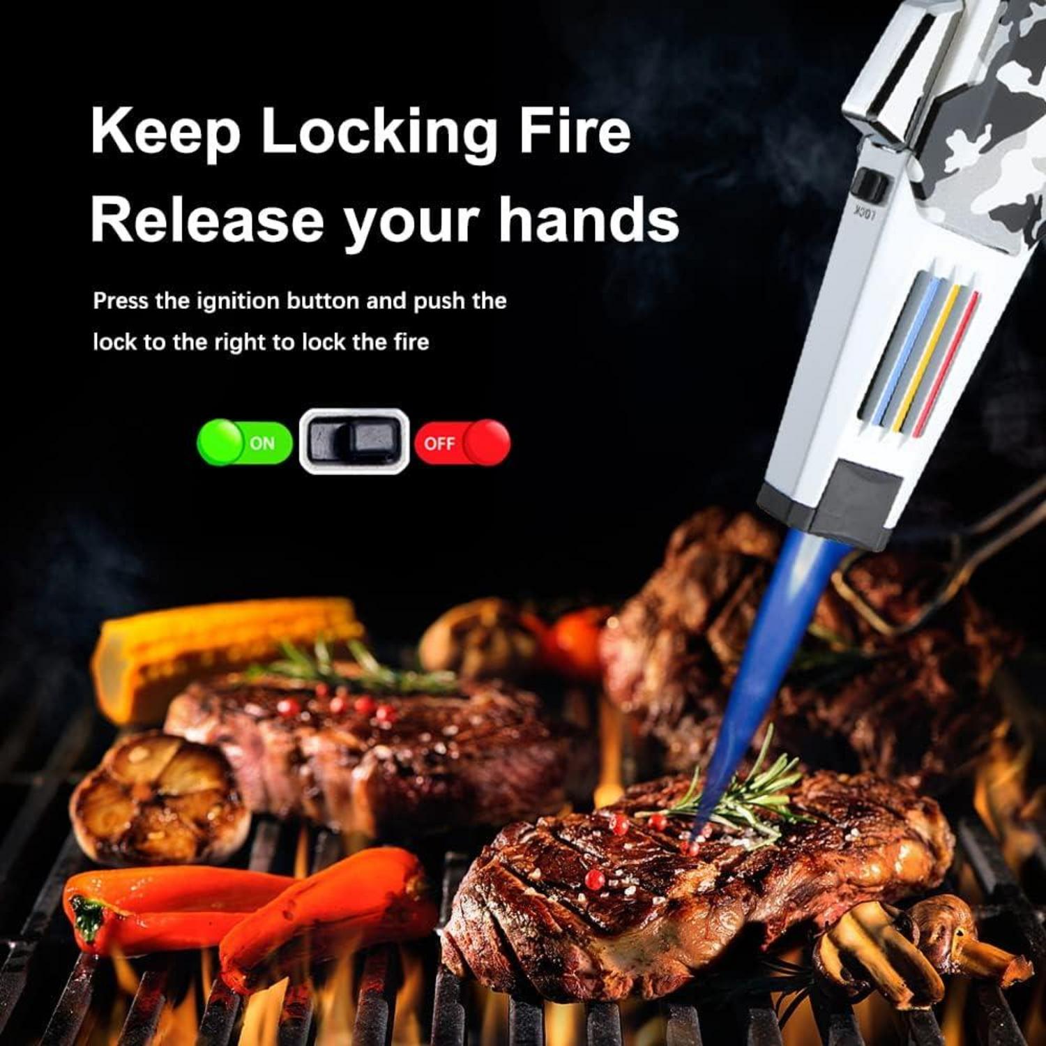 Butan Fackel Feuerzeug Einhand Jet Flame