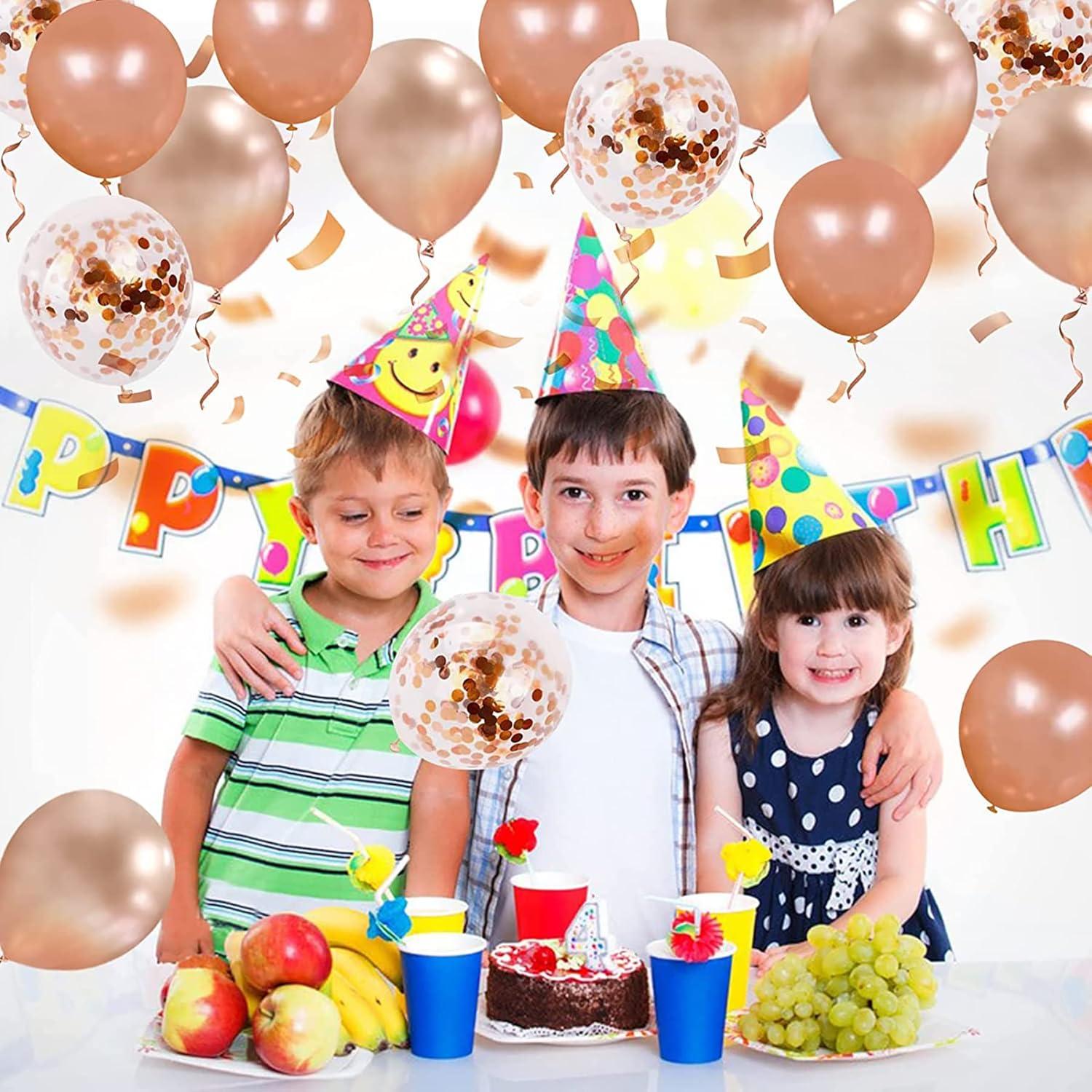 Luftballons Geburtstag Party 50 Stück Roségold Konfetti 12 Zoll