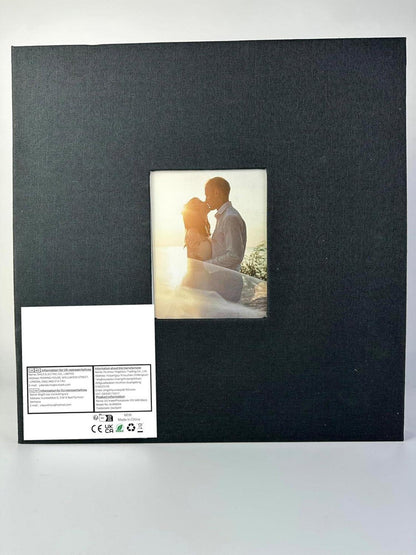 Großes Fotoalbum Einsteckalbum für 600 Fotos 10x15 cm Schwarz