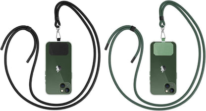Handykette Universal Smartphone Umhängeband verstellbar Schwarz Green