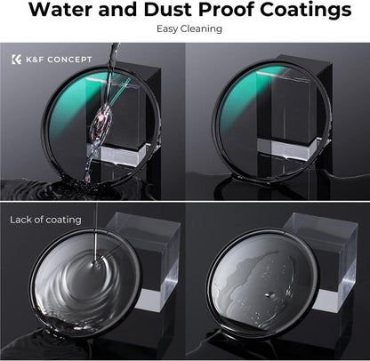 67mm K&F Concept Nano-D Black-Mist 1/4 Filter Optisches Glas 24-lagige