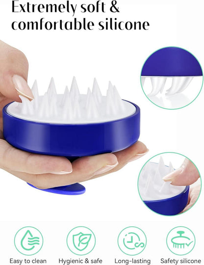 Kopfhaut Massagebürste für Haarwäsche Peeling Schuppen entfernen