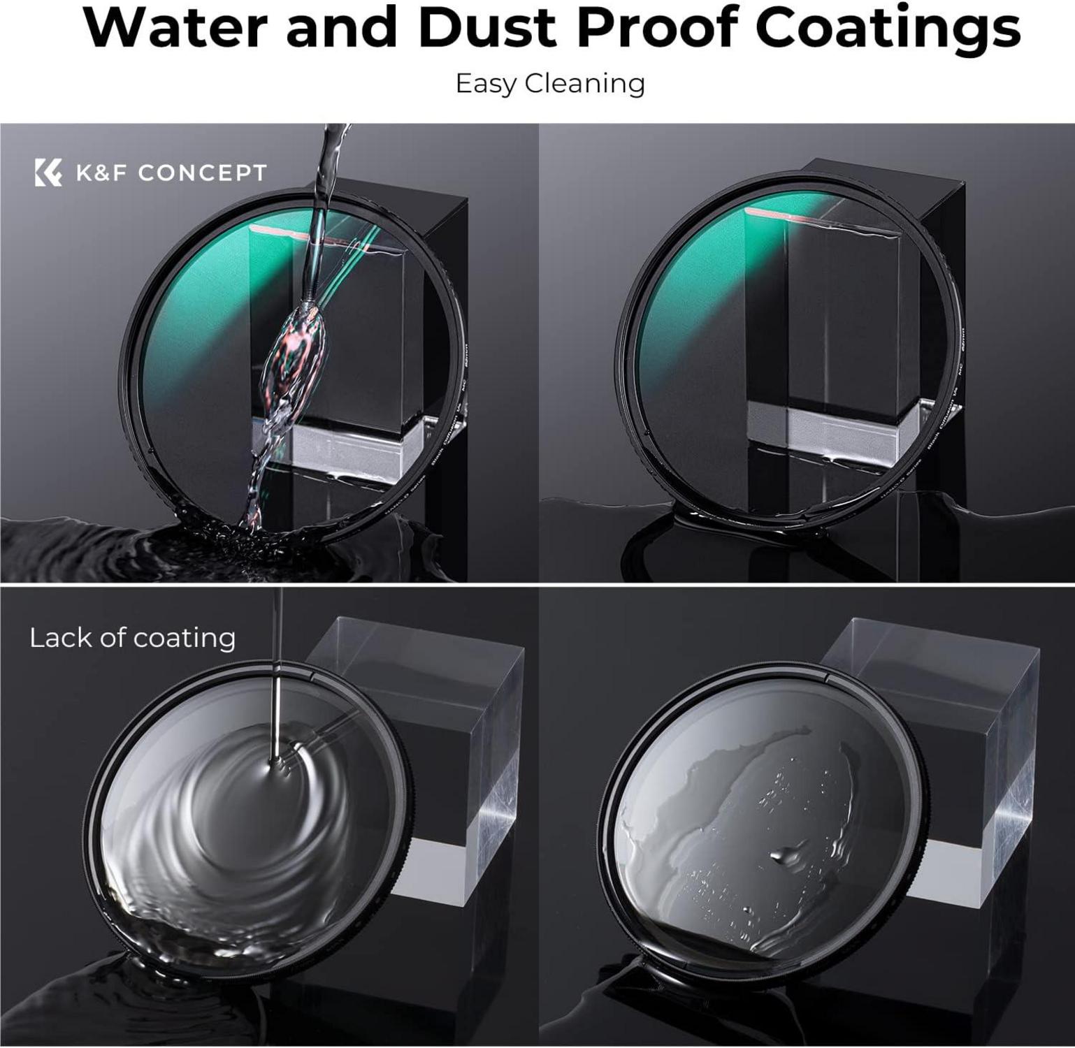 77mm Black Mist 1/4 Filter Nano-Beschichtung Optisches Glas Portrait Video