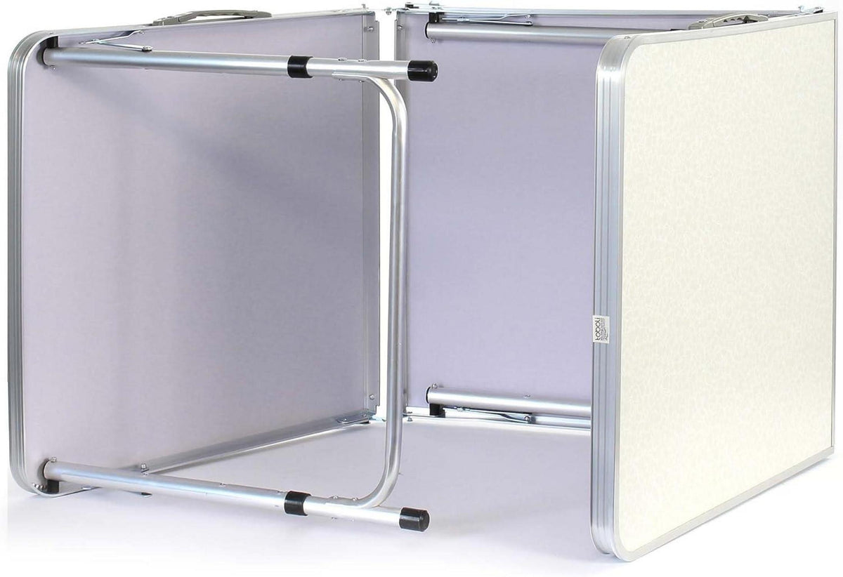 Klappbarer Campingtisch 180x60x70cm höhenverstellbar Klapptisch Aluminium MDF