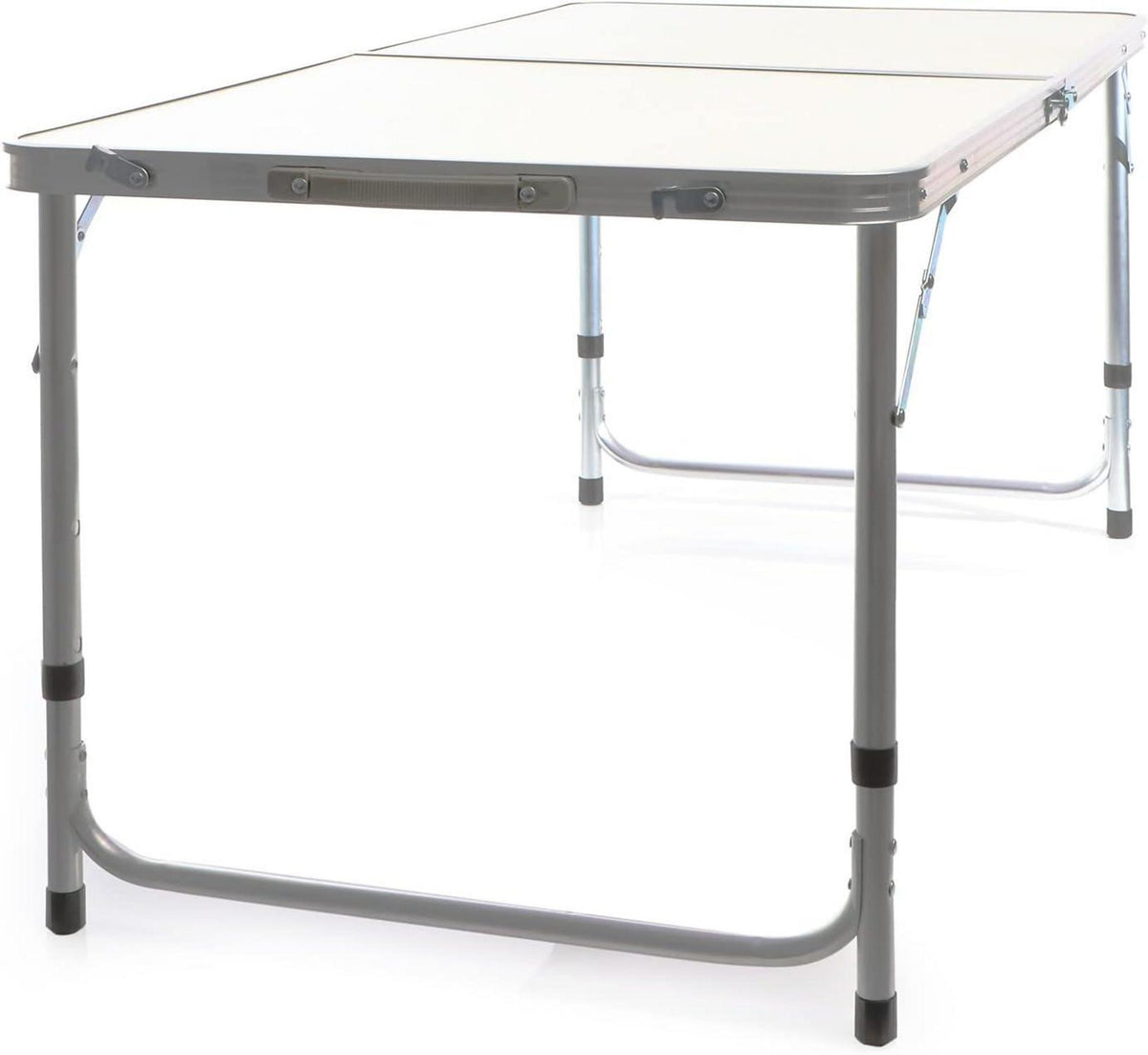 Klapptisch Campingtisch höhenverstellbar Aluminium MDF 120x60x70cm