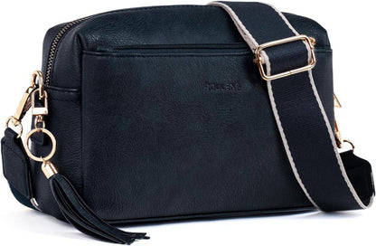 Handy Umhängetasche Veganem Leder Crossbody Schultertasche 3